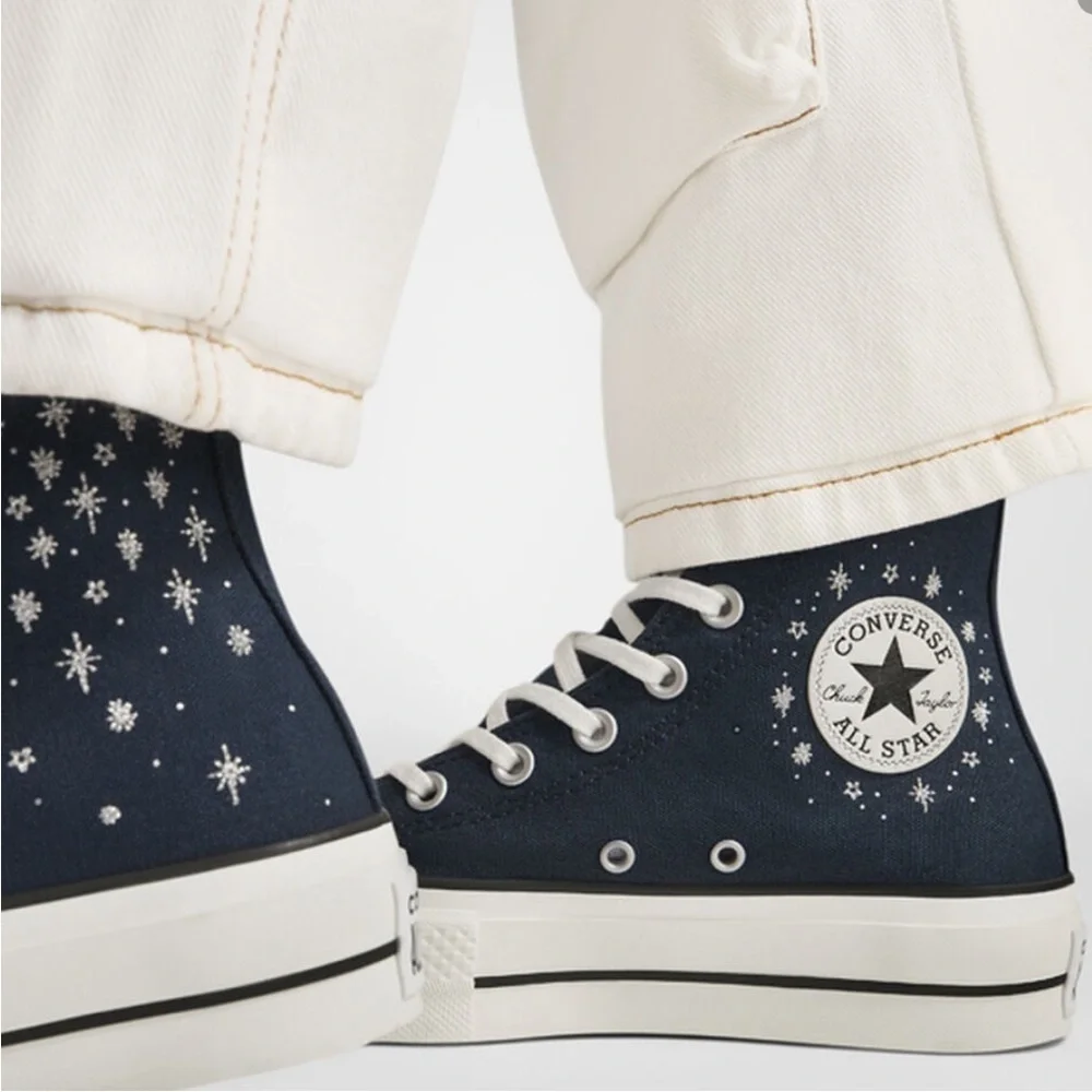 Converse Chuck Taylor All Star Lift Platform Cosmic Sneakers Size 5 NEW - Picture 3 of 16